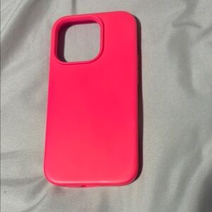 Pink Silicone Phone Case